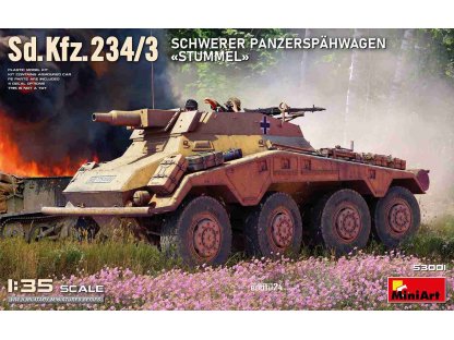 MINIART 53001 Sd.Kfz.234/3 Schwerer Panzerspahwagen <Stummell>