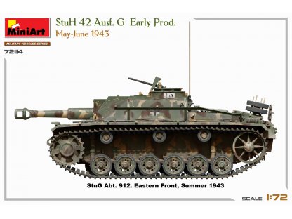 MINIART 72114 1/72 StuH 42 Ausf. G Early Prod. May-June 1943