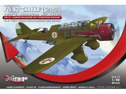 MIRAGE 1/48 PZL.43 A Chayka Bulgarian Air Force 1941-1944