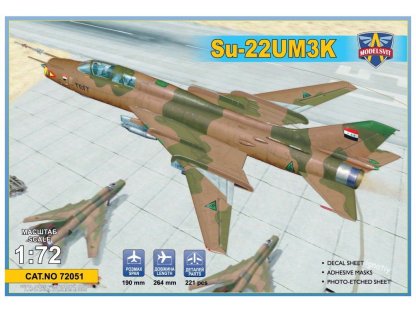 MODELSVIT 1/72 Su-22UM3K Advanced Two-seat Trainer (4x camo)