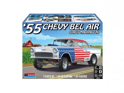 MONOGRAM 4519 '55 Chevy Bel Air Street Machine 2'n1 1/24