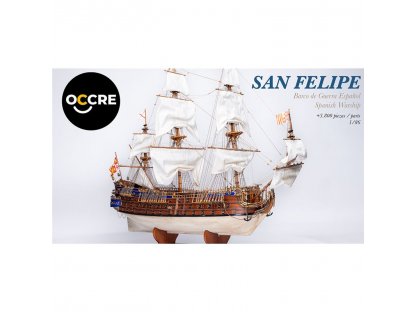 OcCre 1/86 San Felipe Wooden Period Ship 