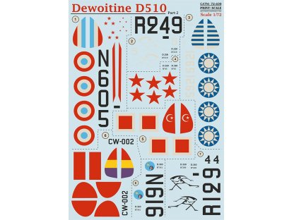 PRINTSCALE 1/72 Dewoitine D.510 - part 2