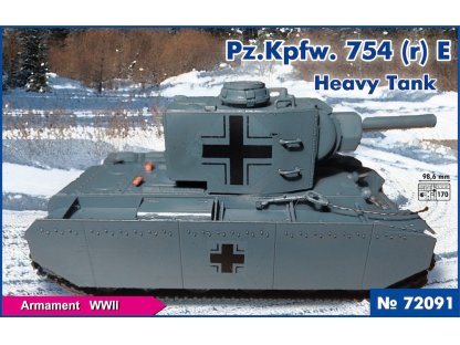 PST 72091 1/72 Pz.Kpfw.754 (r) E Heavy Tank