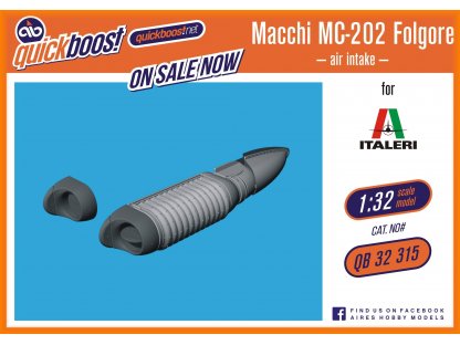 QUICKBOOST 1/32 Macchi MC.202 air intake for ITA