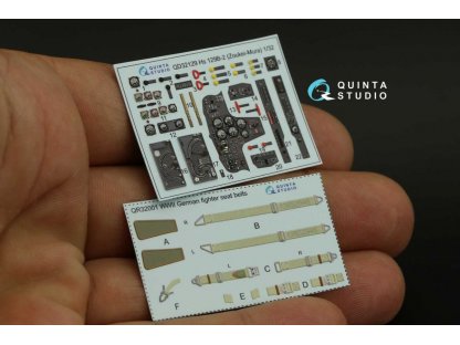 QUINTA 1/32 Hs 129B-2 3D-Printed & Color Interior for ZOUKEI