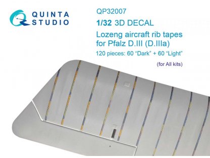 QUINTA 1/32 Lozeng rib tapes for Pfalz DIII-DIIIa (All)