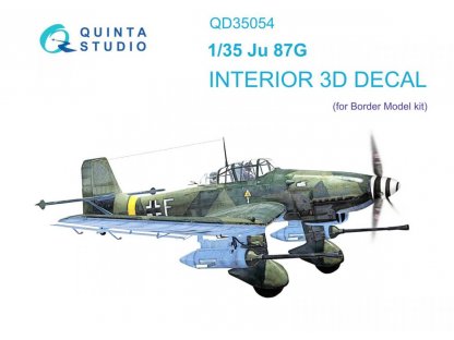 QUINTA 1/35 Ju 87G Stuka 3D-Printed & Color Interior (Border M.)