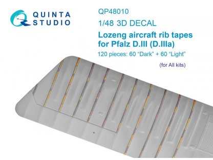 QUINTA 1/48 Lozeng rib tapes for Pfalz DIII-DIIIa (All)