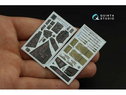 QUINTA 1/48 Mi-35M Hind 3D Decal for cockpit Interior for ZVE
