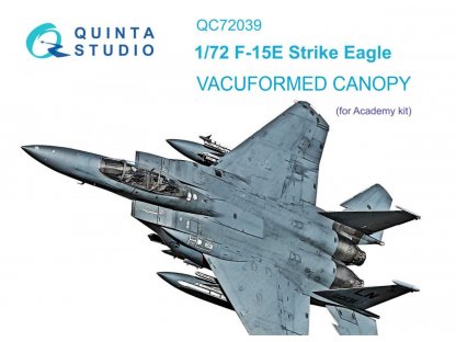 QUINTA 1/72 Vacu canopy F-15E Strike Eagle for ACA