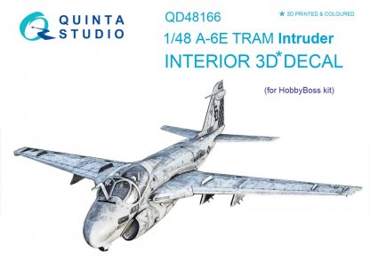 QUINTA STUDIO 1/48 A-6E TRAM Intruder 3D-Printed & coloured Interior on decal paper for HBB