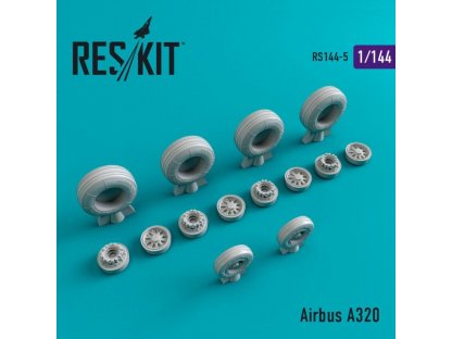 RESKIT 1/144 Airbus A320 wheels (REV/ZVE)