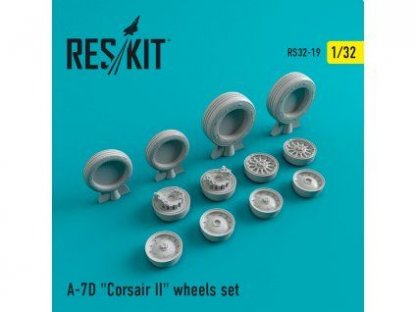 RESKIT 1/32 A-7 Corsair II D wheels set