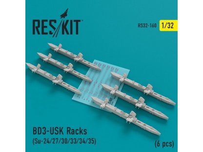 RESKIT 1/32 BD3-USK Racks (Su-24/27/30/33/34/35) (6 pcs.)