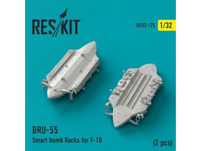 RESKIT 1/32 BRU-55 Smart bomb Racks for F-18 Hornet (2 pcs.)