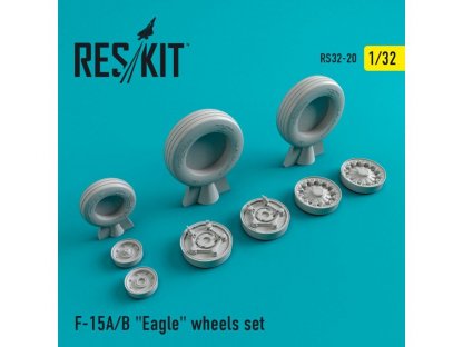 RESKIT 1/32 F-15 (A/B) Eagle wheels set