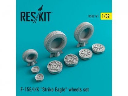 RESKIT 1/32 F-15 (E/I/K) Strike Eagle wheels set
