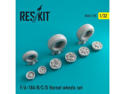 RESKIT 1/32 F-18 Hornet wheels set