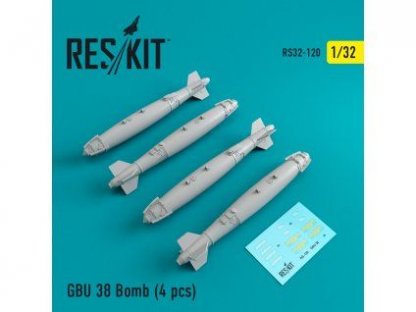 RESKIT 1/32 GBU 38 Bomb (4 pcs.)