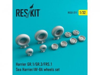 RESKIT 1/32 Harrier GR.RESKIT 1/3/AV-8A/FRS.RESKIT 1/Sea Harrier wheels