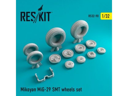 RESKIT 1/32 Mikoyan MiG-29 SMT Fulcrum wheels set