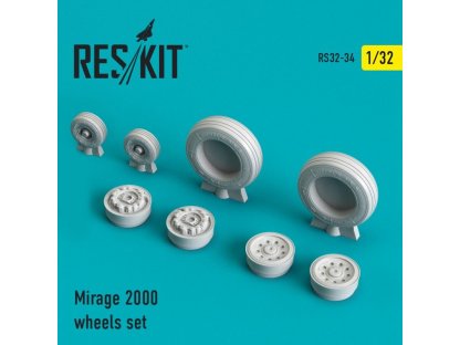 RESKIT 1/32 Mirage 2000 wheels for KTH