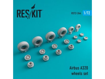 RESKIT 1/72 Airbus A320 wheels (WELSH M.)