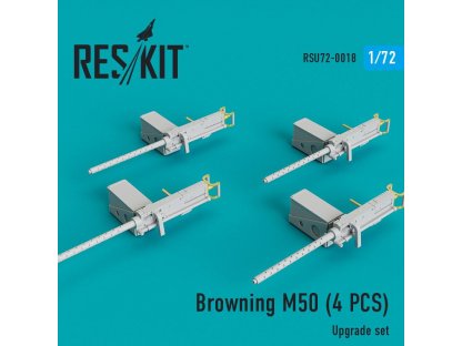 RESKIT 1/72 Browning M50 (4 pcs.)