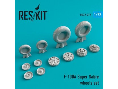 RESKIT 1/72 F-100 (A) Super Sabre wheels set