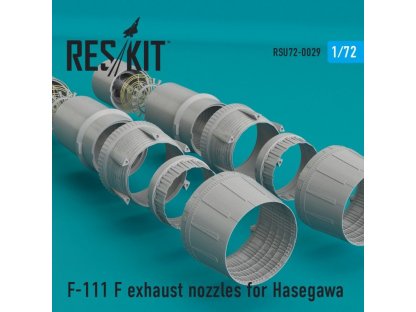 RESKIT 1/72 F-111 F exhaust nozzles  for HAS