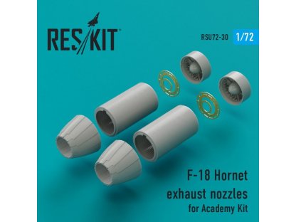 RESKIT 1/72 F-18 Hornet exhaust nozzles for ACA