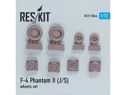 RESKIT 1/72 F-4 Phantom II (J,S) wheels set for ESC, ITA
