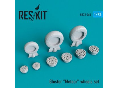 RESKIT 1/72 Gloster Meteor wheels set