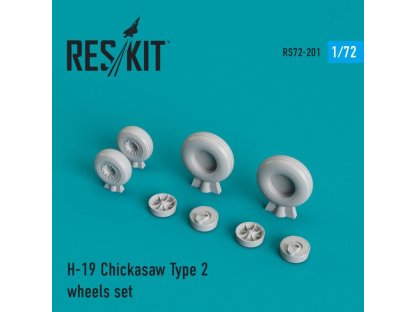 RESKIT 1/72 H-19 Chickasaw Type 2 - wheels for ITA