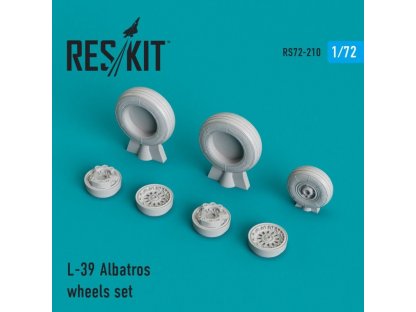 RESKIT 1/72 L-39 Albatros - wheels for EDU
