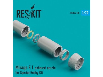 RESKIT 1/72 Mirage F.1 exhaust nozzle for SH