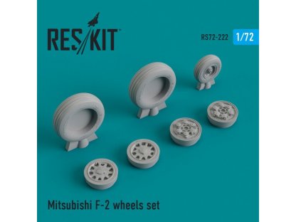 RESKIT 1/72 Mitsubishi F-2 wheels for HAS
