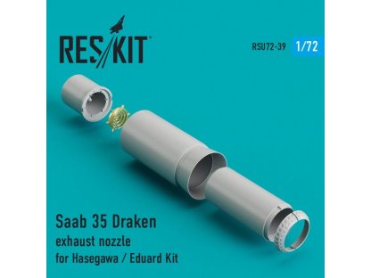 RESKIT 1/72 Saab 35 Draken exhaust nozzle for HAS/EDU