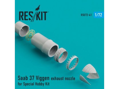 RESKIT 1/72 Saab 37 Viggen exhaust nozzle for SH