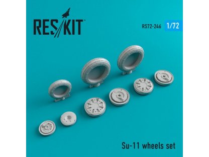 RESKIT 1/72 Su-11 wheels (A-MODEL)