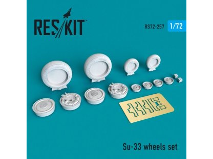 RESKIT 1/72 Su-33 Flanker wheels set