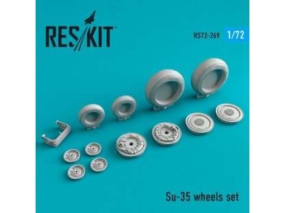 RESKIT 1/72 Su-35 wheels set (GWH,HAS)