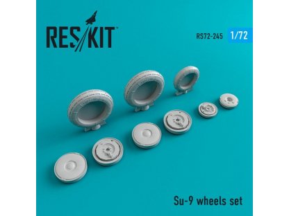 RESKIT 1/72 Su-9 wheels (A-MODEL)
