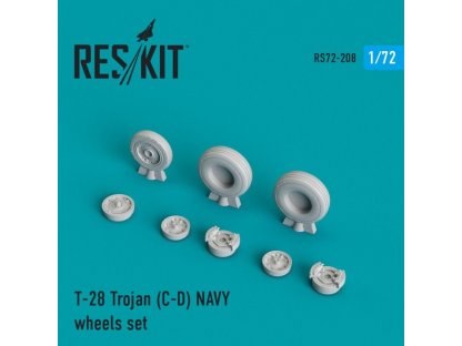 RESKIT 1/72 T-28 Trojan (C,D) NAVY wheelsfor SWORD/HEL