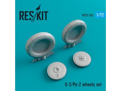RESKIT 1/72 U-2/Po-2 wheels for ICM