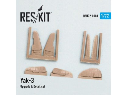 RESKIT 1/72 Yak-3 Upgrade detail set for ZVE
