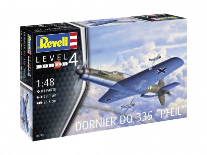 REVELL 03795 1/48 Dornier Do 335 Pfeil