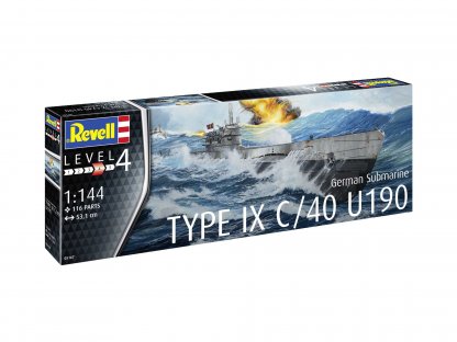 REVELL 05167 1/144 German Submarine T.IX C/40