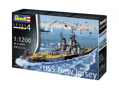 REVELL 1/1200 USS New Jersey
